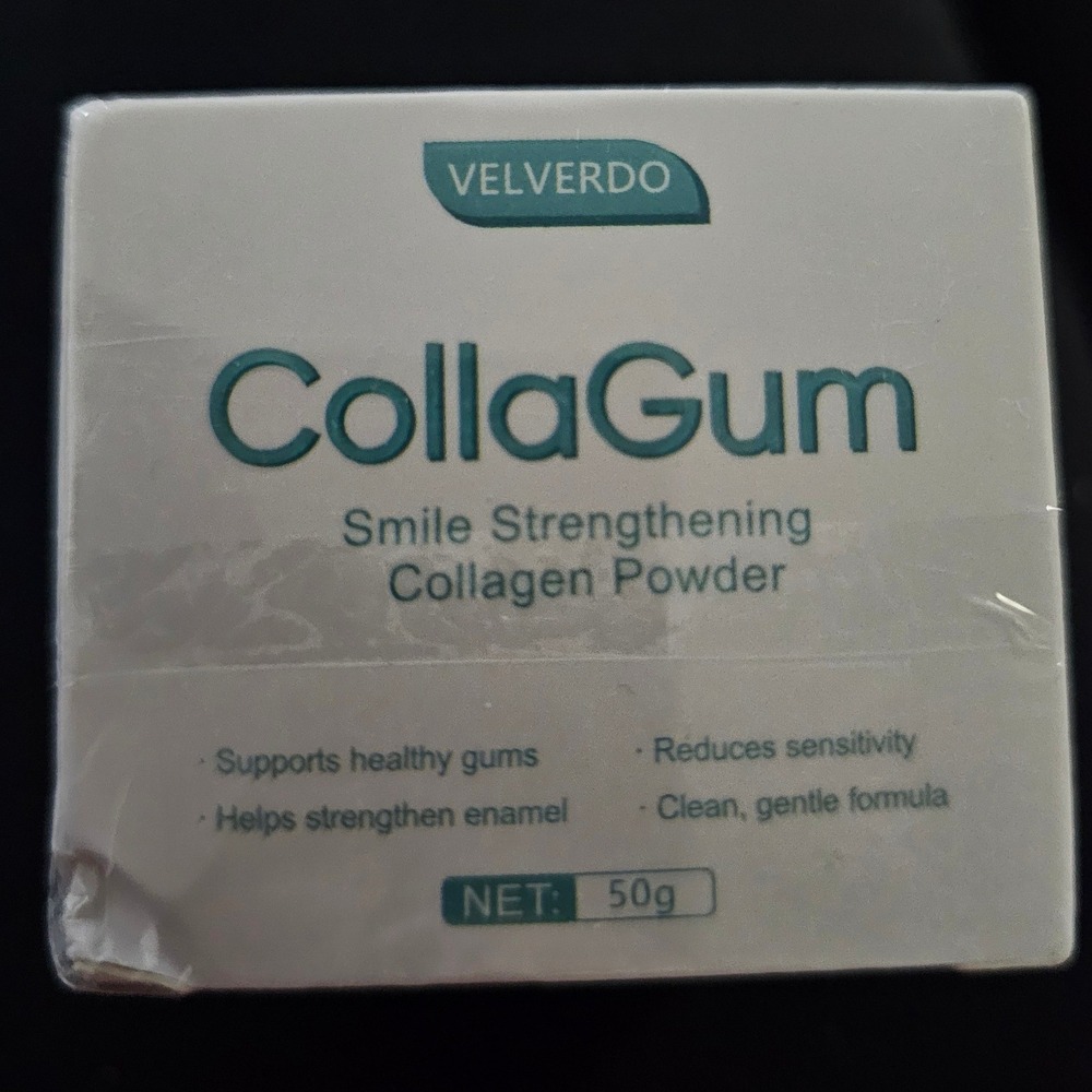 Velverdo CollaGum Smile Strengthening Collagen Powder 50g Oral Care Mint